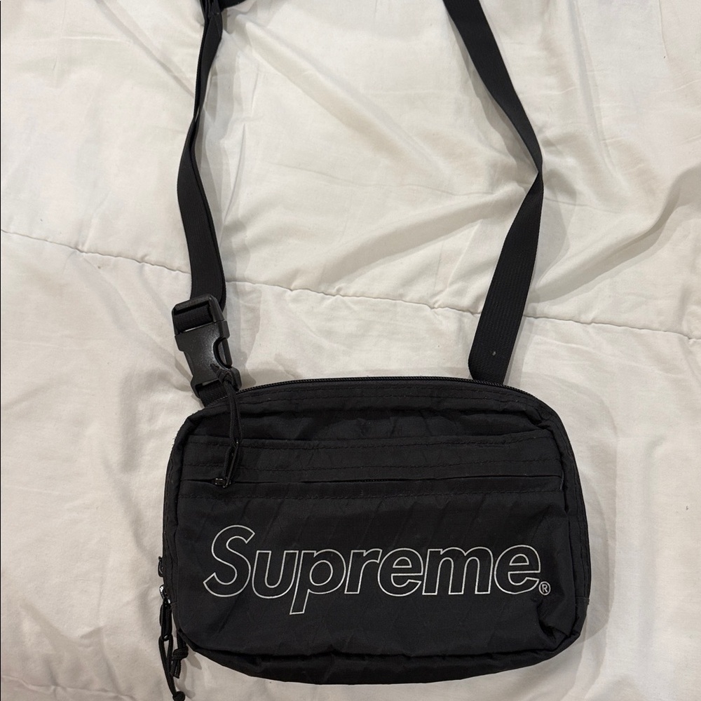 Supreme Black Belt Bag